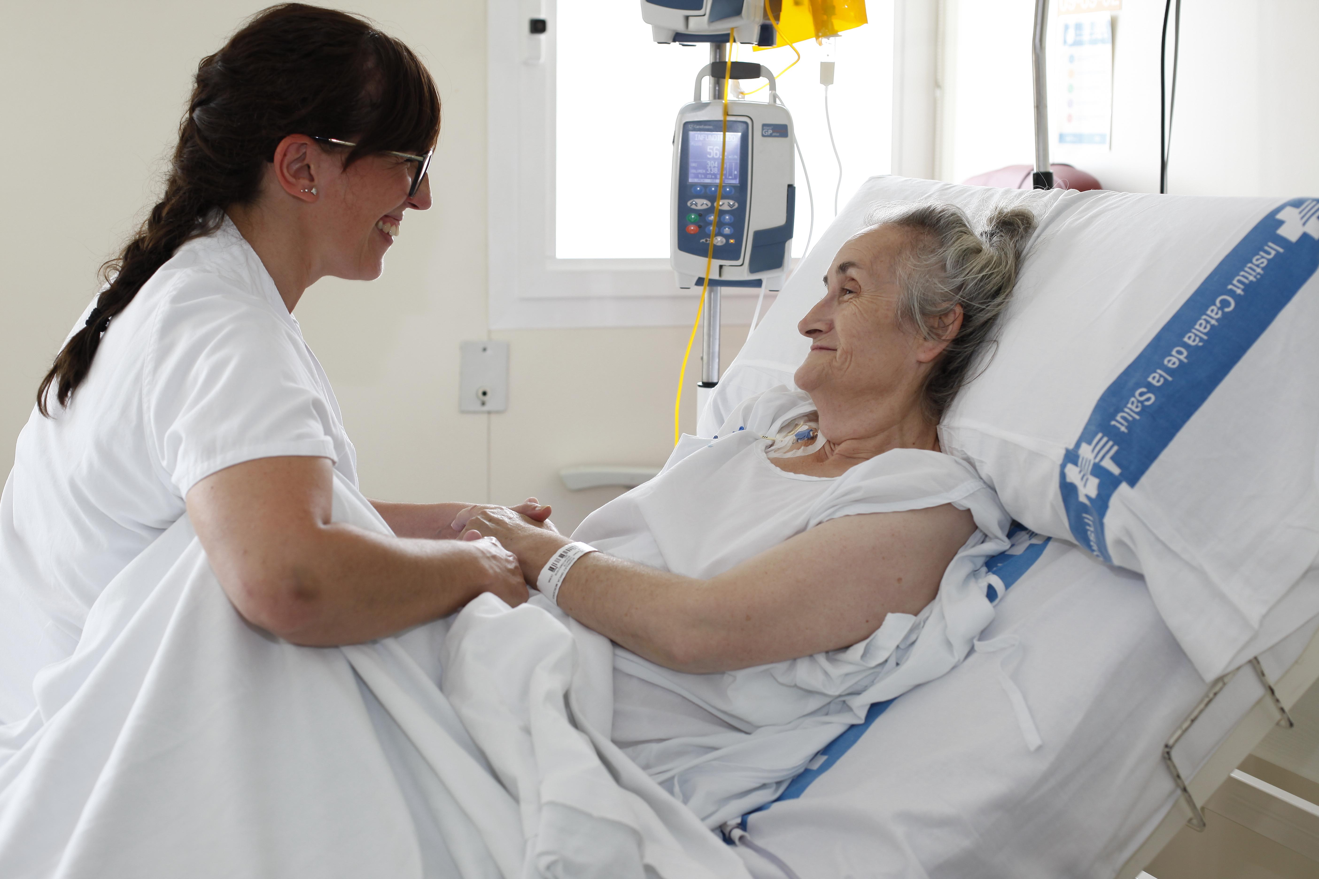 Pacient a l'habitació