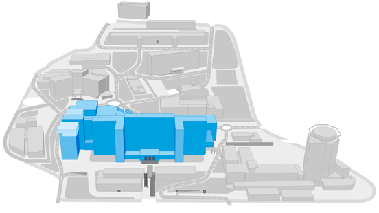Mapa Hospital General Vall d'Hebron