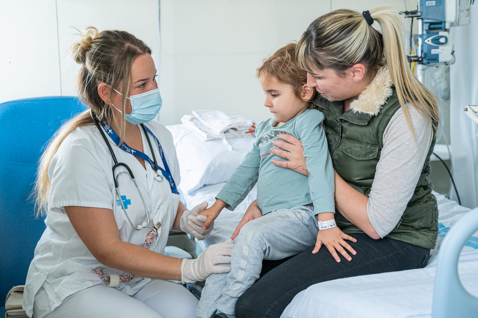 Infant preparat per tornar a casa