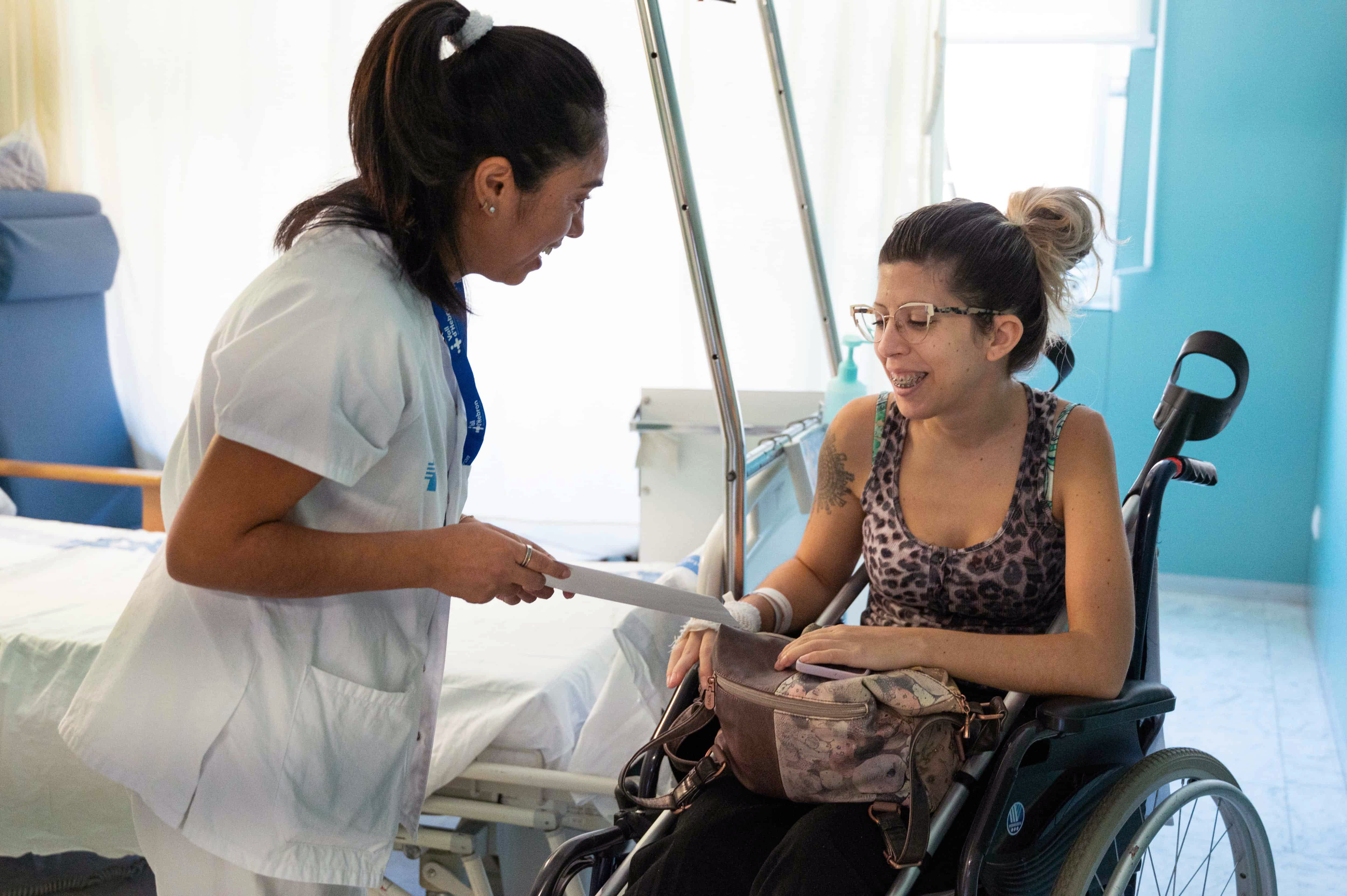 Pacient a l'habitació