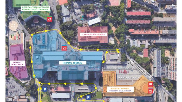 Nova circul·lació dins de Vall d'Hebron