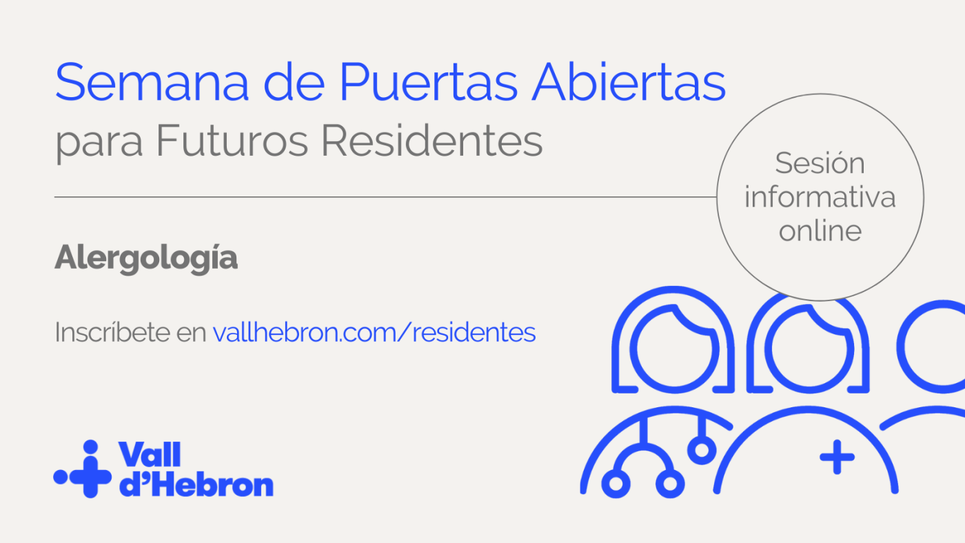 Sesión Informativa Alergología viernes 11 a las 11.30 h