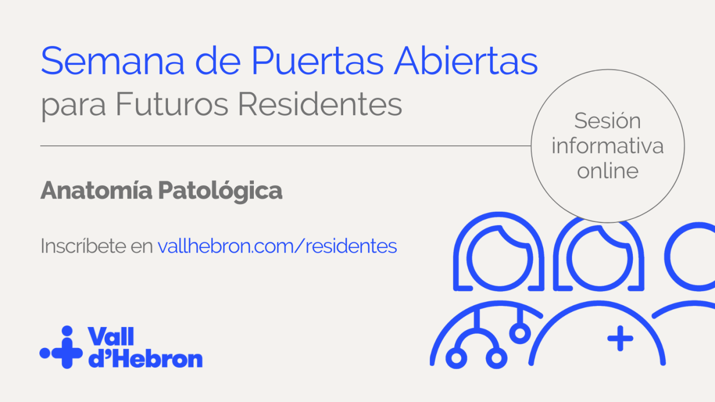 Sesión Informativa Anatomía Patológica viernes 11 a las 13.00 h
