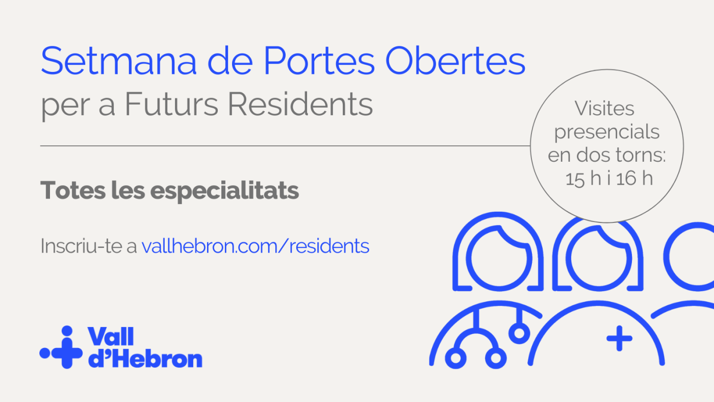  Visites Presencials Especialitats dimecres 9 a les 15 h i a les 16 h 